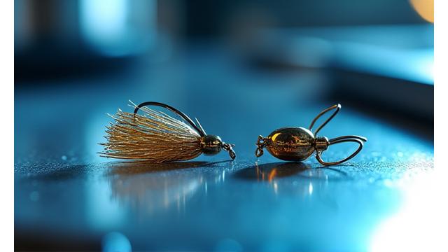 精密加工されたマイクロスピナーベイトと小型香料カートリッジ